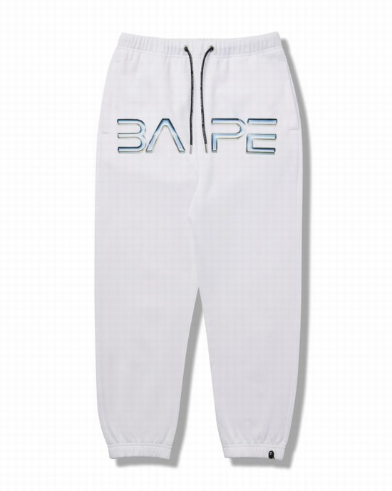 Jogging Bape X Hajime Sorayama Logo Homme Blanche | NHYUW5023