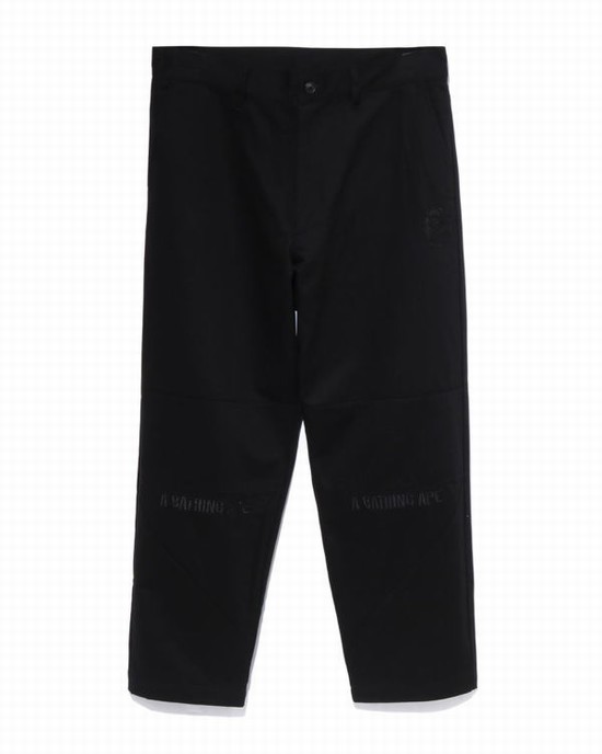 Pantalon Bape Loose Fit Chino Homme Noir | FDWRY7528