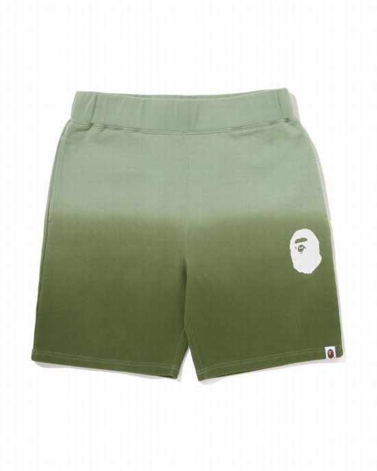 Shorts Bape Gradation Homme Vert | AFXKL3701