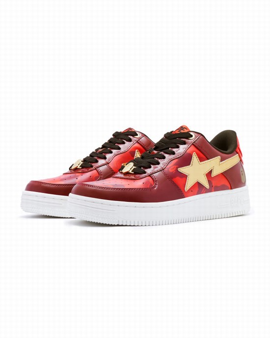 Baskets Bape STA CNY Project Homme Rouge Clair | BHSWL8620