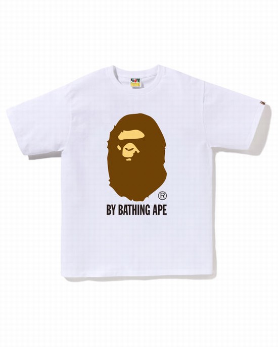 T Shirts Bape By Bathing Ape Homme Blanche | EMGKL6475