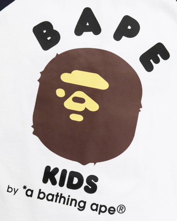 T Shirts Bape BK15th Anniversary Ape Head Enfant Blanche | UWPTC8623