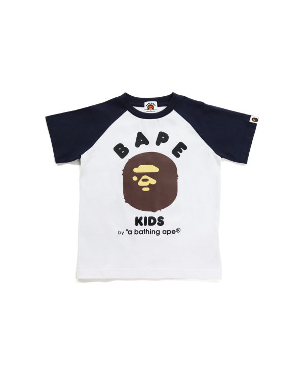 T Shirts Bape BK15th Anniversary Ape Head Enfant Blanche | UWPTC8623