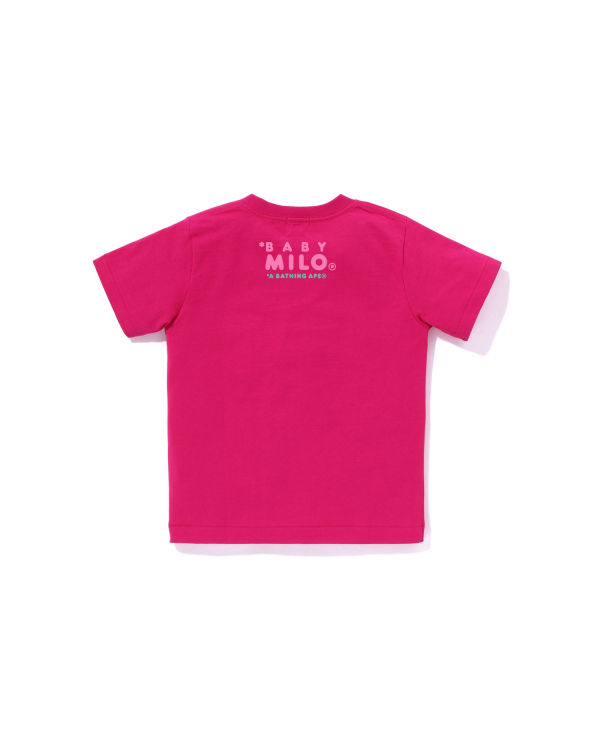 T Shirts Bape Milo ice cream Enfant Rose | OBDUH7630